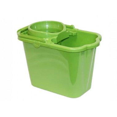 Ведро пласт.9,5л с отжимом (зеленый) IDEA Артикул-М2421