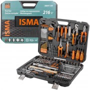 Набор инструментов 216пр. 1/4",1/2"(6гр. ISMA ISMA-38841DS